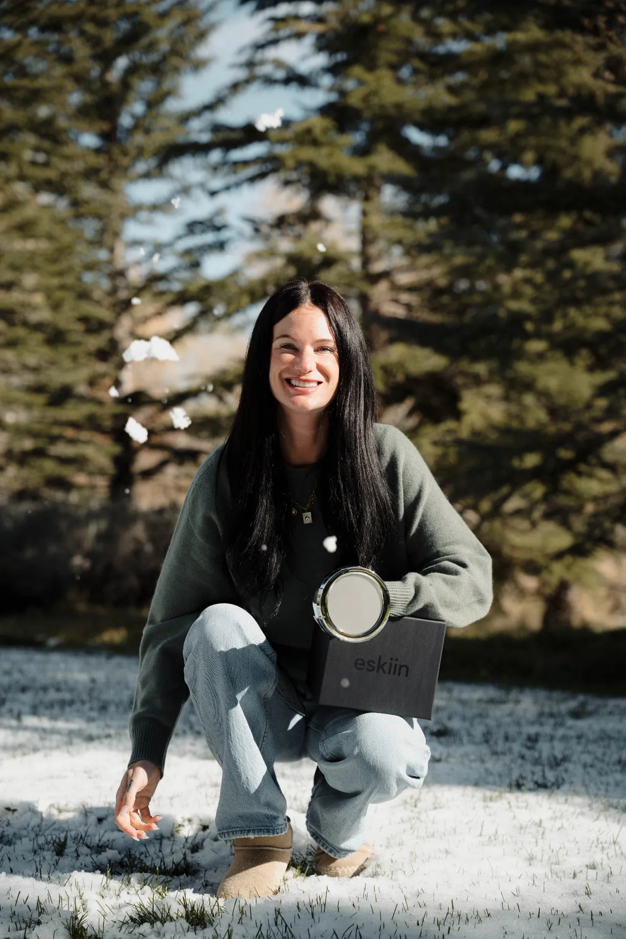 Maddie, eskiin co-founder